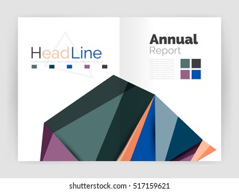 Low poly triangle abstract background