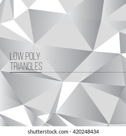 Low poly triangles