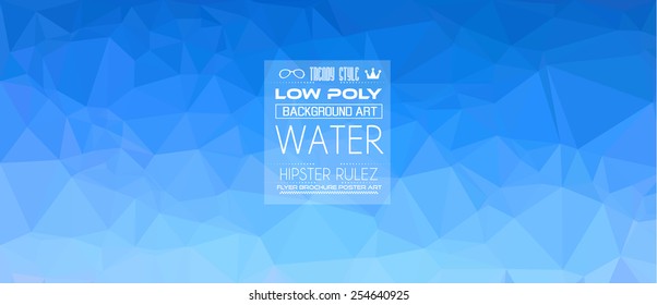 Low Poly triangular trendy Art background for your polygonal flyer, stylish brochure, poster background and fresh applications.