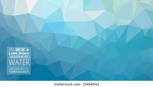 Low Poly triangular trendy Art background for your polygonal flyer, stylish brochure, poster background and fresh applications.