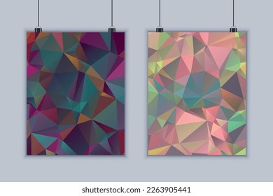 




Bajo Vector de polo abstracto de fondo poligonal texturizado. Diseño triangular borroso. El patrón se puede usar para el fondo.