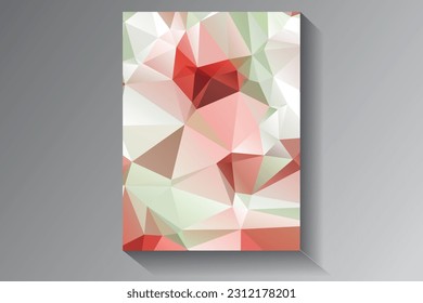 Low Poly vector abstract textured polygonal background. Blurry triangle design. Pattern can be used for background.