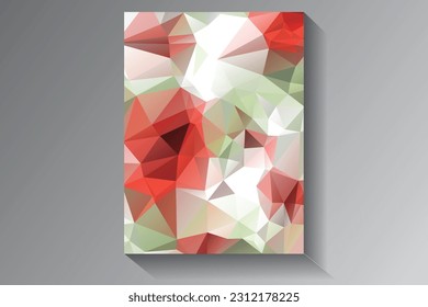 Low Poly vector abstract textured polygonal background. Blurry triangle design. Pattern can be used for background.