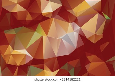 
Abstrakter, Low-Poly-Vektorhintergrund mit strukturiertem Hintergrund. Unscharfes Dreieck-Design. Muster können für den Hintergrund verwendet werden.