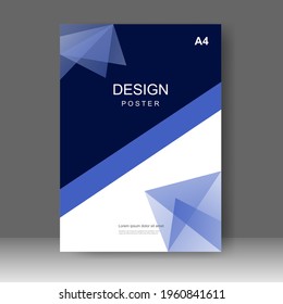 Plantilla de folleto de negocios de vectores de bajo nivel. Diseño de pancartas, afiche en tamaño A4. Promoción simple de volante. de la barra Formato. Ilustración del vector