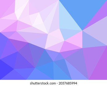 Low polygon abstract background with colorful gradient