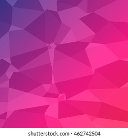 Low polygon background. Purple and pink abstract background.