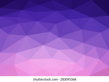 low polygon background polygon underwater light blue top and pink bottoms.