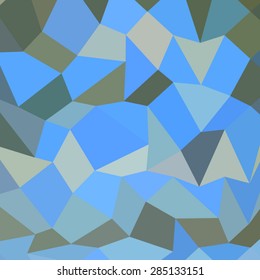 Low polygon style illustration of a bondi blue abstract geometric background.