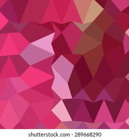 Low polygon style illustration of a brilliant rose pink abstract geometric background.