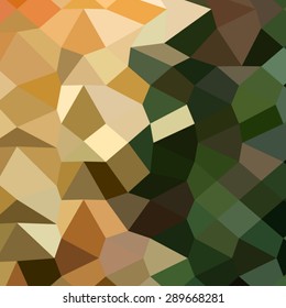 Low polygon style illustration of bronze yellow abstract geometric background.