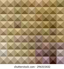 Low polygon style illustration of a burlywood brown abstract geometric background.