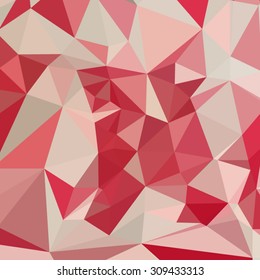 Low polygon style illustration of cardinal red abstract geometric background.