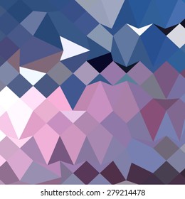 Low polygon style illustration of a celestial blue abstract geometric background.