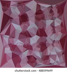 Low polygon style illustration of a cornell red abstract geometric background.