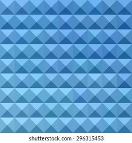 Low polygon style illustration of a cornflower blue abstract geometric background.
