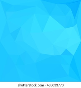 Low polygon style illustration of a dark turquoise abstract geometric background.