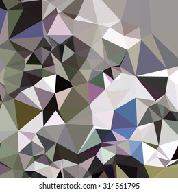 Low polygon style illustration of a davy grey abstract geometric background.