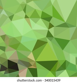 Low polygon style illustration of a dollar bill green abstract geometric background.