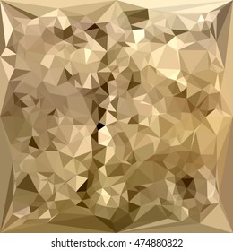 Low polygon style illustration of a french beige abstract geometric background.