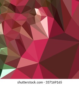 Low polygon style illustration of jazzberry jam purple abstract geometric background.