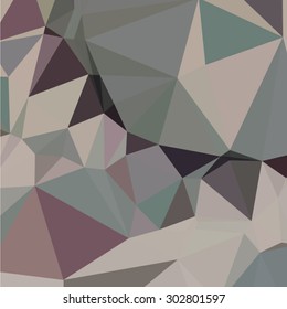 Low polygon style illustration of laurel green abstract geometric background.
