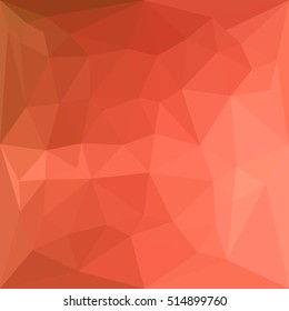 Low polygon style illustration of a light salmon abstract geometric background.