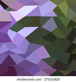 Low polygon style illustration of a palatinate purple abstract geometric background.