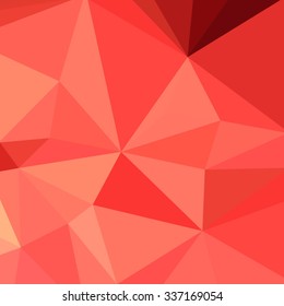 Low polygon style illustration of portland orange abstract geometric background.