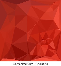 Low polygon style illustration of a red abstract geometric background.