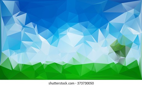 Low polygon Triangle Pattern Background