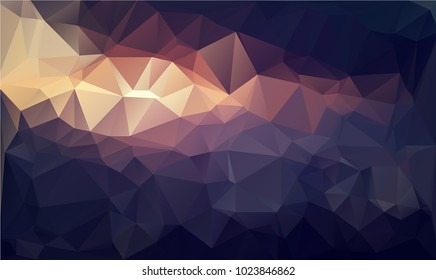 Low polygon triangle polygonal illustration,which consist of triangles.Creative geometric illustration in Origami style with gradient. Brand new design for your business.