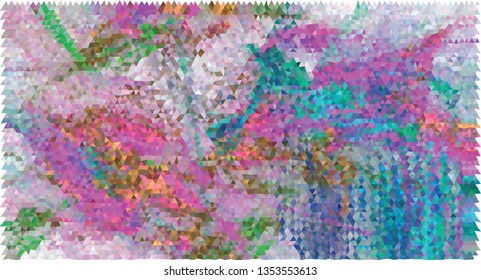 Low polygonal abstract background. Mosaic texture.