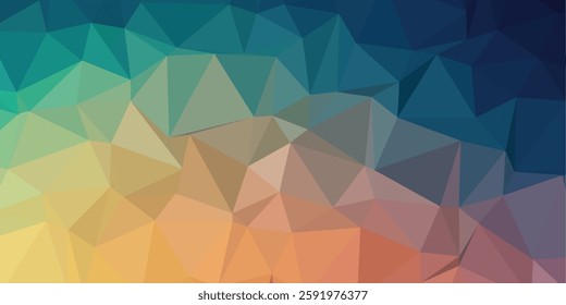 Low Polygonal background abstract origami style