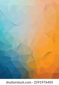 Low Polygonal background abstract origami style