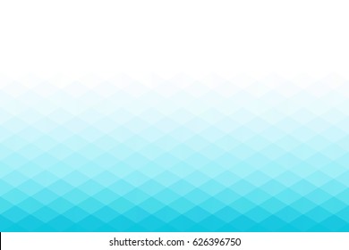 Low polygonal background, blue white vector