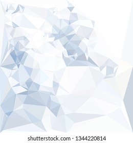 Low polygonal background toned in blue color.