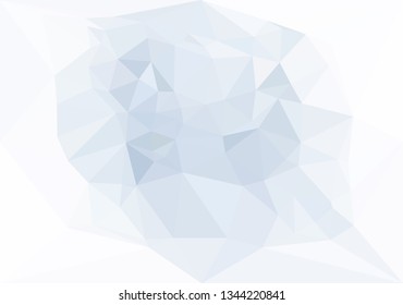 Low polygonal background toned in blue color.