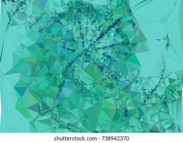 Low polygonal background toned in blue color.Design element for book covers, presentations layouts, title and page backgrounds. Vector clip art.