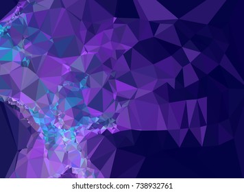 Low polygonal background toned in green color.Design element for book covers, presentations layouts, title and page backgrounds. Vector clip art.