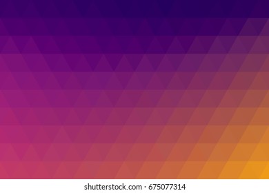 Low polygonal blue purple gradient vector background