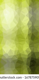 Low Polygonal Computation Art background illustration