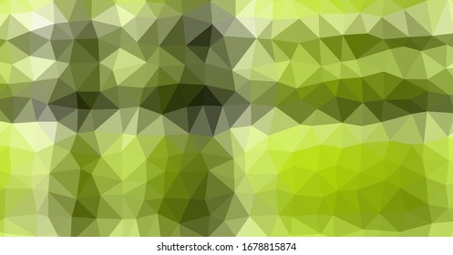Low Polygonal Computation Art background illustration