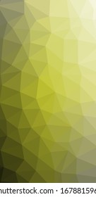 Low Polygonal Computation Art background illustration
