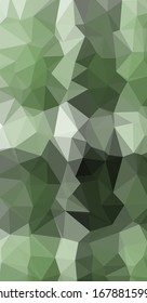 Low Polygonal Computation Art background illustration