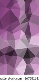 Low Polygonal Computation Art background illustration
