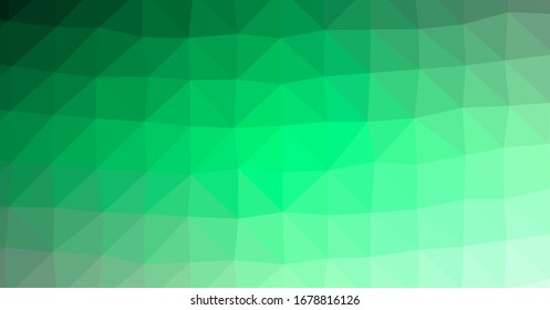 Low Polygonal Computation Art background illustration