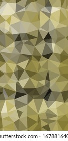 Low Polygonal Computation Art background illustration