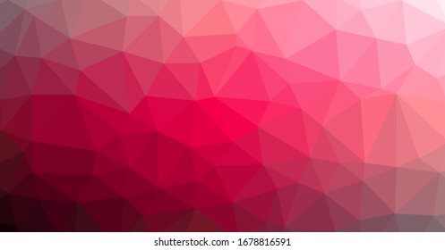 Low Polygonal Computation Art background illustration