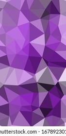 Low Polygonal Computation Art background illustration